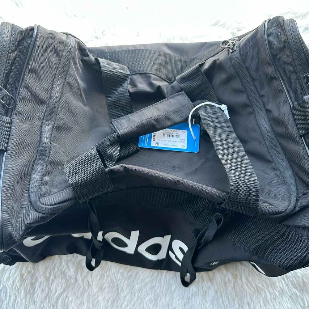 adidas Originals Black Santiago 2.0 Duffel Bag #CL5436